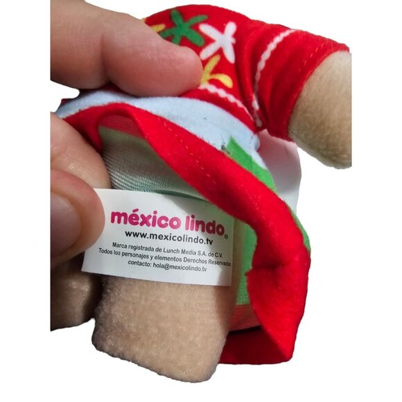 Mexico Lindo Sugar Loaf Girl Plush Doll Toy Mexican 14" - Picture 5 of 5